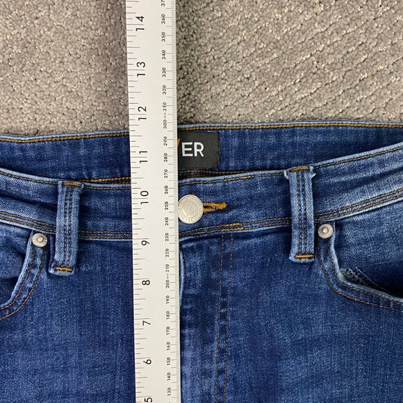 DU/ER Duer Jeans Men's 36 x 32 Fit 35 x 28.5 Blue L2X Relaxed Taper Stretch N2X - Picture 12 of 15